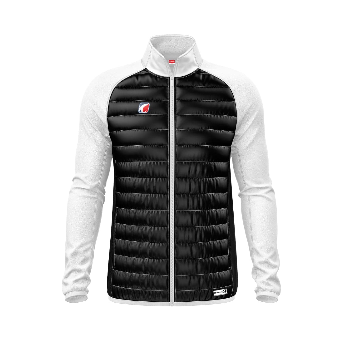 Fleece Jacket Black-White